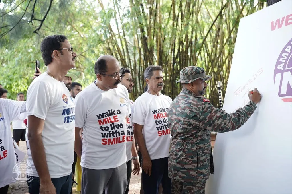 Participants at the National Vascular Day walkathon