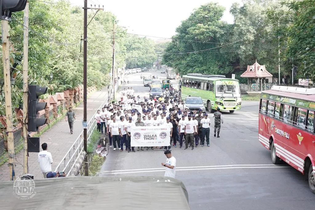 Participants during the Walkathon Event